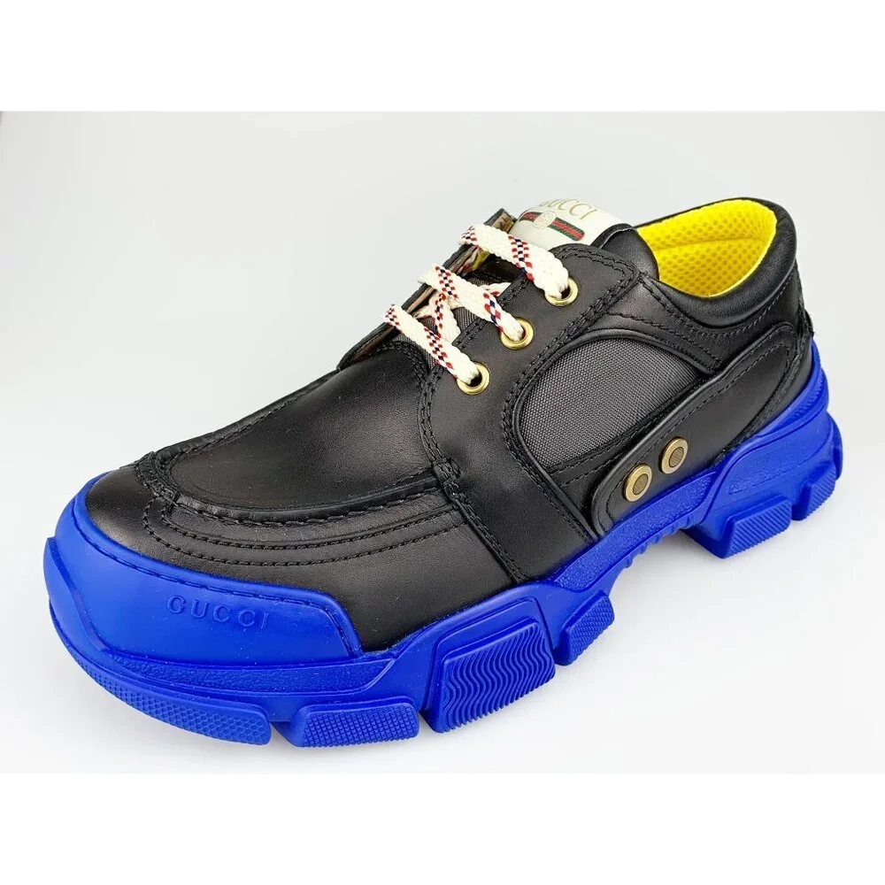 NIB Gucci men chunky hybrid shoes in black size 6 - Picture 6 of 13
